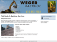 wegerbackhoeservice.com