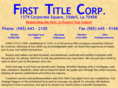 firsttitlerealestate.com