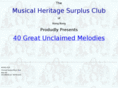 musicalheritagesurplusclub.com