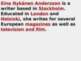 elnanykanenandersson.com