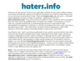 haters.info