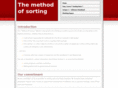 methodofsorting.com
