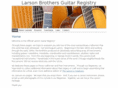 larsonbrothersguitarregistry.com