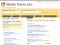 athletictrainerjobs.org