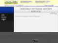 crediblewitnessnotary.com
