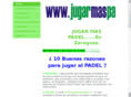 jugarmaspadel.com