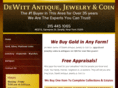 dewittantiquejewelryandcoin.com