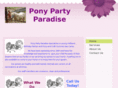 ponypartyparadise.com