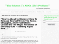 thesolutiontoalloflifesproblems.com