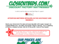 closeoutbeds.com