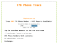 778phonetrace.com