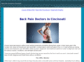 backpaindoctorsincincinnati.com