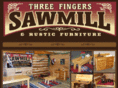 threefingerssawmill.com