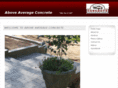 aboveaverageconcrete.com