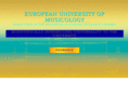 europeanuniversityofmusicology.com