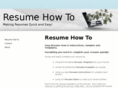 resumehowto.biz