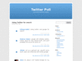 twitterpoll.org