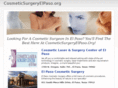 cosmeticsurgeryelpaso.org