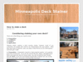 minneapolisdeckstainer.com