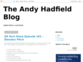 andyhadfield.com