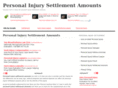 personalinjurysettlementamounts.com