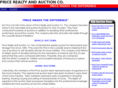 pricerealtyandauction.com