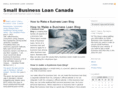 smallbusinessloanscanada.com