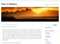 fearandreason.com