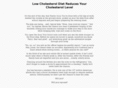 low-cholesterol-diet.com