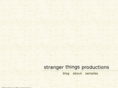 strangerthingsproductions.com