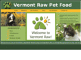 vermontrawpetfood.com