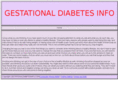 gestationaldiabetesinfo.com