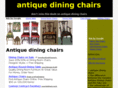 antiquediningchairs.info