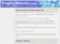 trophywords.com