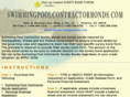 swimmingpoolcontractorbonds.com