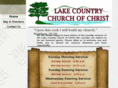 lakecountrychurchofchrist.org
