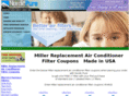 millerreplacementairconditionerfiltercoupons.com