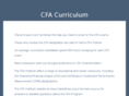 cfacurriculum.com