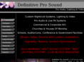 definitiveprosound.com
