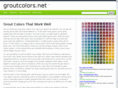 groutcolors.net