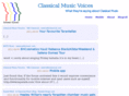 classicalmusicvoices.com