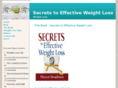 secretstoeffectiveweightloss.com
