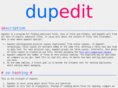 dupedit.com