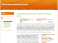 metalstorageshelving.com
