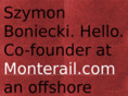 szymonboniecki.com