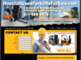 houstonusedforkliftsforsale.com