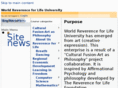 worldreverenceforlifeuniversity.com