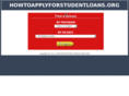 howtoapplyforstudentloans.org