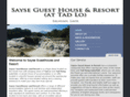 sayseguesthouse-resort-tadlo.com