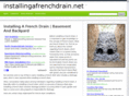 installingafrenchdrain.net